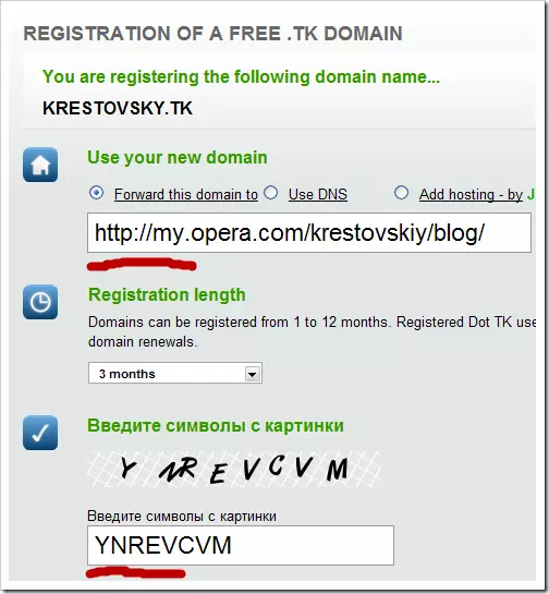 free domain name
